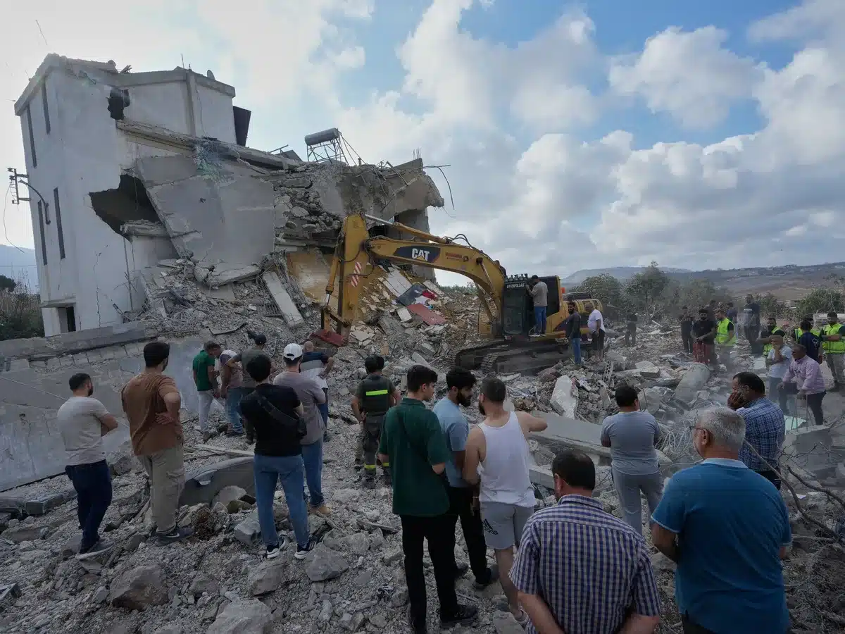 Title: Israeli air attacks on Lebanon kill at least four
